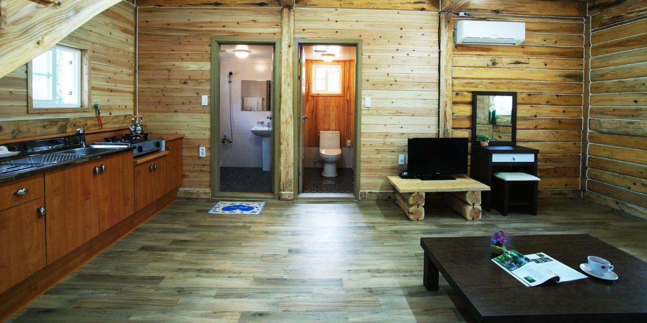 Jeju Joa Log Pension Seogwipo Dış mekan fotoğraf
